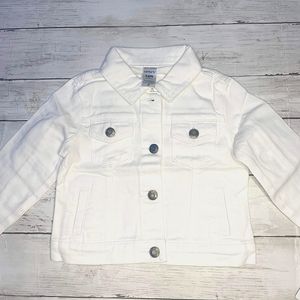 Carter's White Denim Jacket, 24m